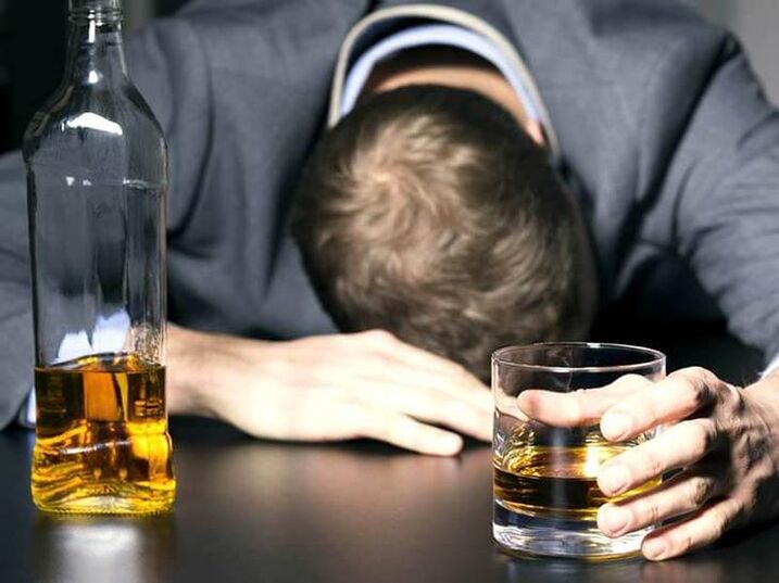 Alkoholkonsum als Ursaach vu Krampfadern
